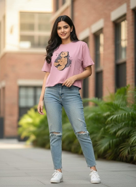 Over size T-shirt Woman1